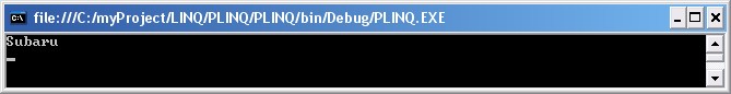 Простой пример Parallel LINQ