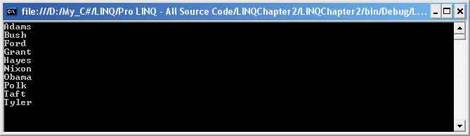 Простой LINQ-запрос