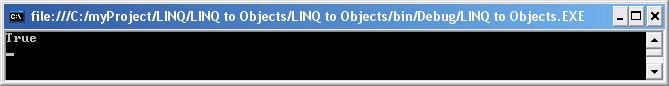 Первый прототип операции SequenceEqual