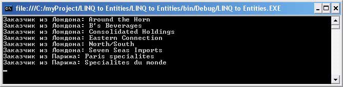 Похожие запросы LINQ to Entities