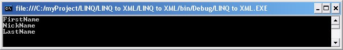 Обход вниз от объекта XElement методом Descendants