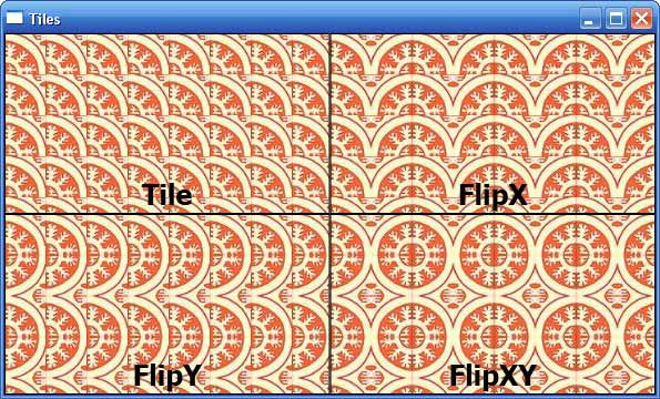 Модификация свойства TileMode