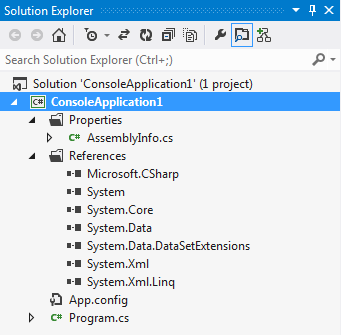 Solution Explorer