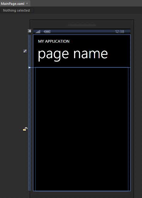 Вид монтажного стола на платформе Windows Phone 7