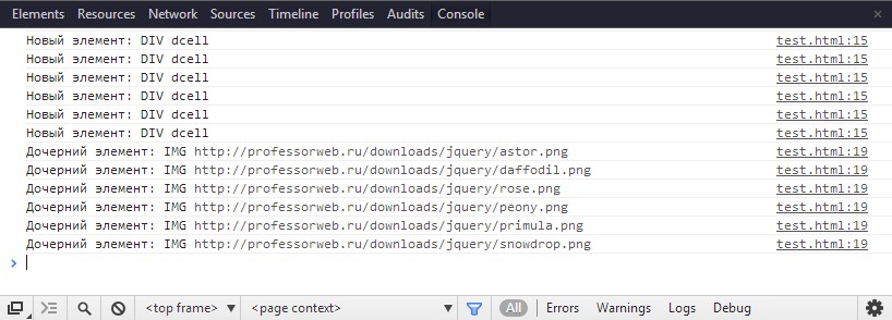 Использование метода clone()