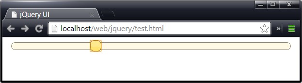 Простой слайдер jQuery UI