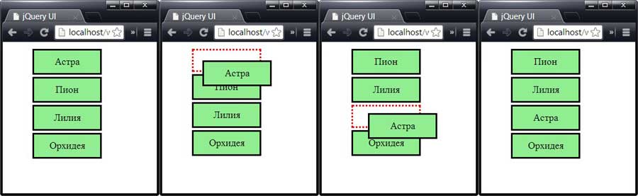 Использование параметра placeholder