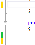 Подсветка изменений в коде в Visual Studio