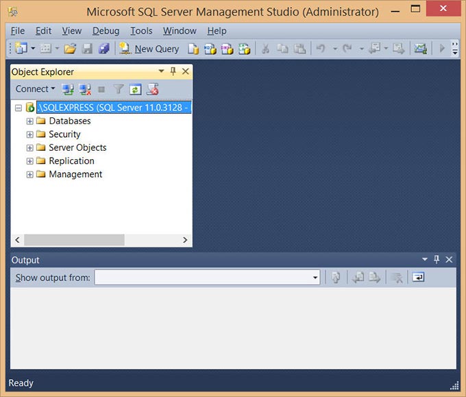 Среда управления SQL Server Management Studio