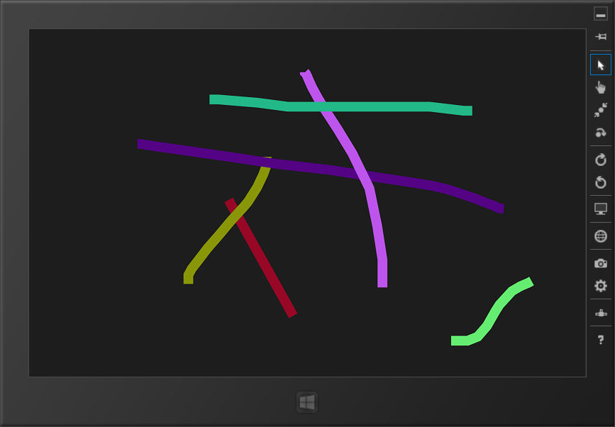 Сенсорное рисование в Windows Runtime