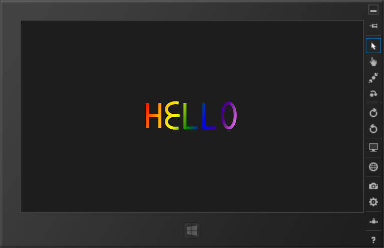 Рисование векторного текста в приложении Windows Runtime