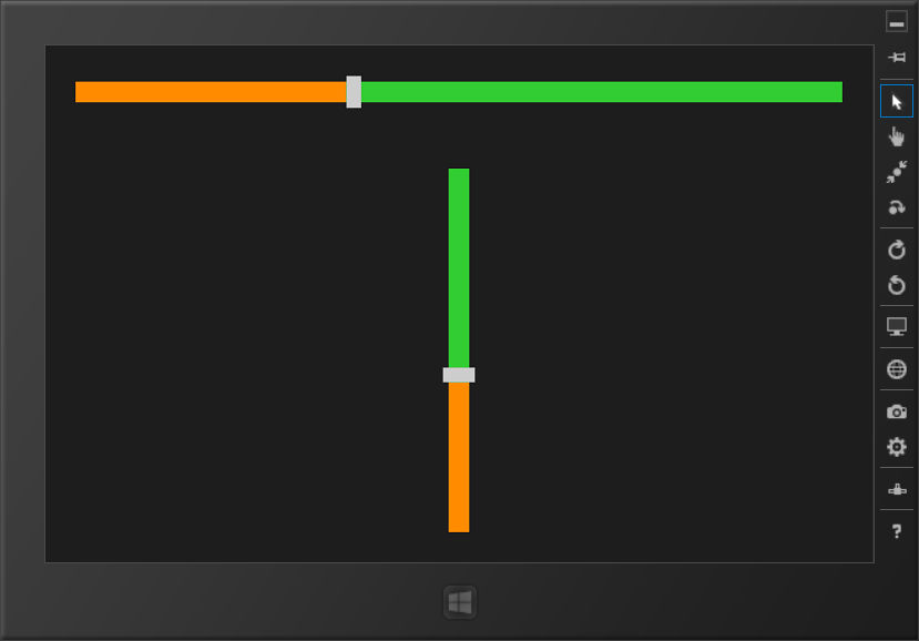 Простой шаблон для элемента Slider